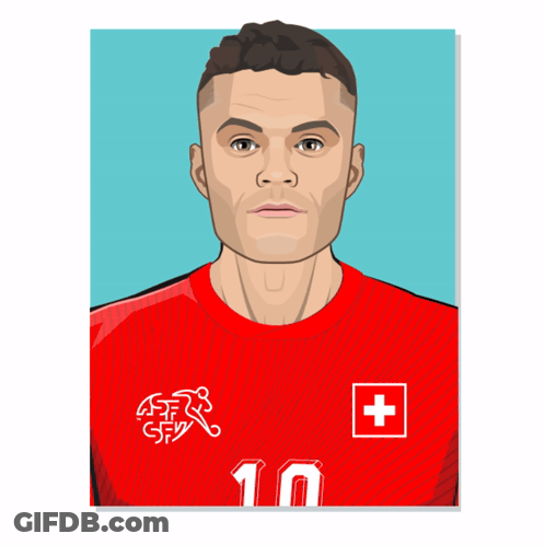 Man In Red Shirt Number 10 GIF