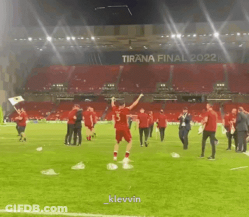 Man In Red Shirt Number 3 GIF