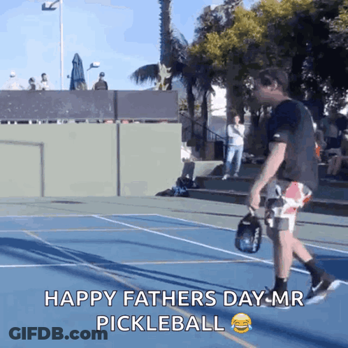 Man In Red Shirt Playing Tennis The On At Ji GIF