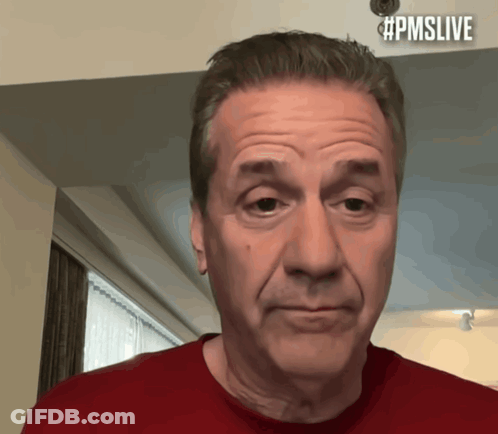 Man In Red Shirt #PMSLive GIF