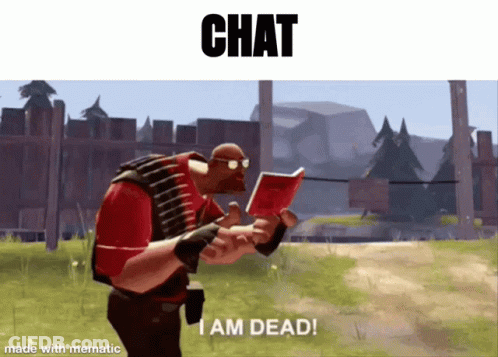 Man In Red Shirt Reading Chat I Am Dead GIF