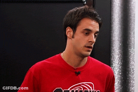 Man In Red Shirt Saying Atlanta GIF