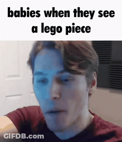Man In Red Shirt Saying Babies GIF