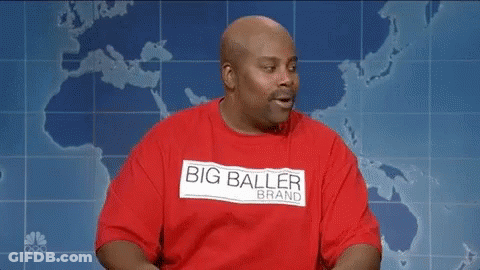 Man In Red Shirt Saying Big Baller Brand GIF