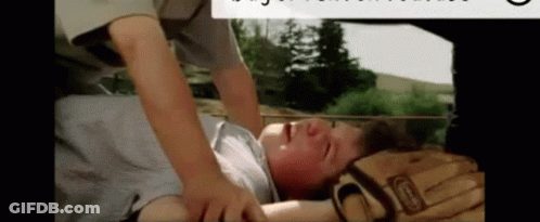 Man In Red Shirt Saying Black GIF