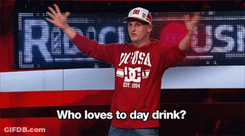 Man In Red Shirt Saying DC USA Est 1994 GIF