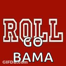 Man In Red Shirt Saying Everybody Wants Bama Till They Get Bama GIF