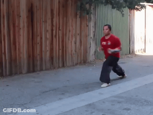 Man In Red Shirt Saying Fox GIF