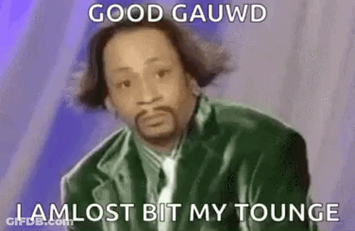 Man In Red Shirt Saying Had Me Saying To Myself Damn Girl GIF