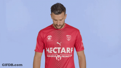 Man In Red Shirt Saying Hectare GIF