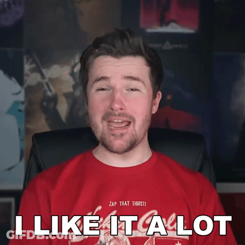 Man In Red Shirt Saying Zap That Thirst I Like It Alot GIF