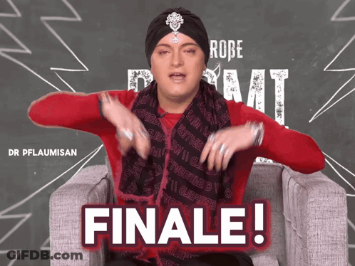 Man In Red Shirt Sitting In Chair Finale GIF