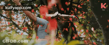 Man In Red Shirt Smiling Everywhere I Go GIF