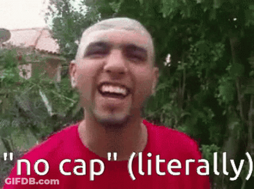 Man In Red Shirt Smiling No Cap GIF