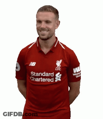 Man In Red Shirt Smiling Standard Chartered GIF