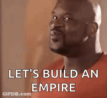 Man In Red Shirt Talking About Building An Empire GIF
