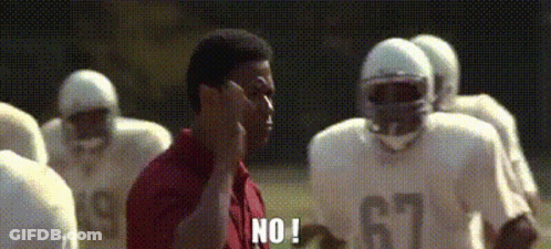 Man In Red Shirt Talking On Phone With Football Players GIF