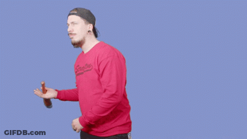 Man In Red Shirt Throwing Frisbee Knock It Out Of The Park GIF