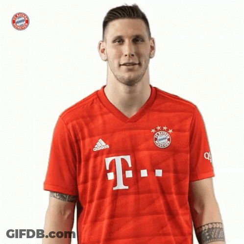 Man In Red Shirt With Letter T GIF