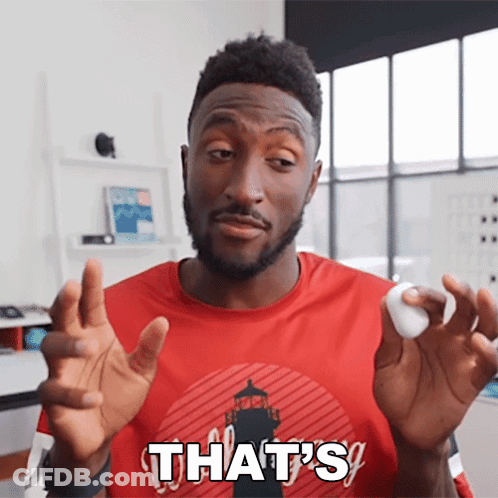 Man In Red Shirt With Lighthouse Says That's GIF