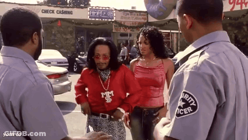 Man In Red Shirt With MM GIF