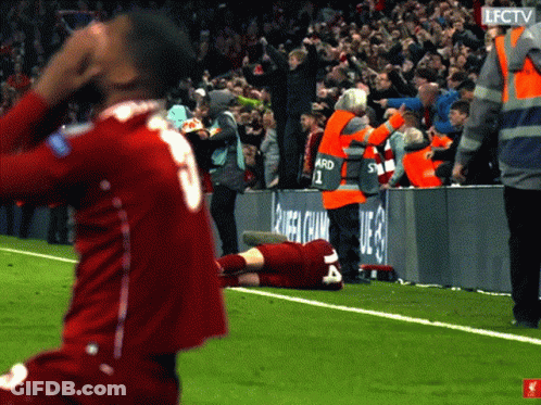 Man In Red Shirt With Name Thiago GIF