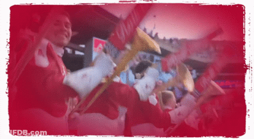 Man In Red Shirt With Number 9 GIF