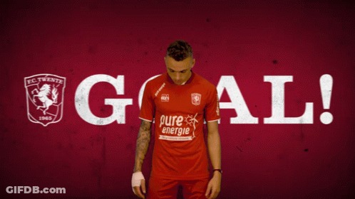 Man In Red Shirt With Pure Energie GIF