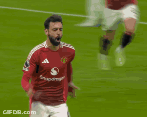 Man In Red Shirt With Snapdragon GIF