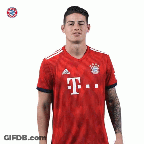 Man In Red Shirt With White Emblem GIF