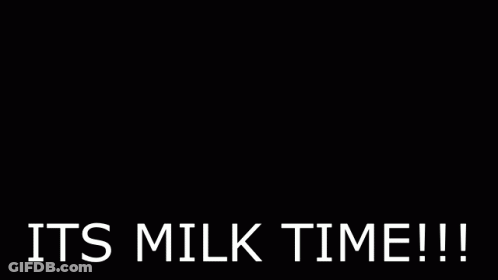 Man In Red Striped Shirt Saying Its Milk Time GIF