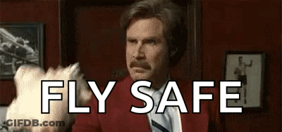 Man In Red Suit Pointing At Dog Fly Safe GIF