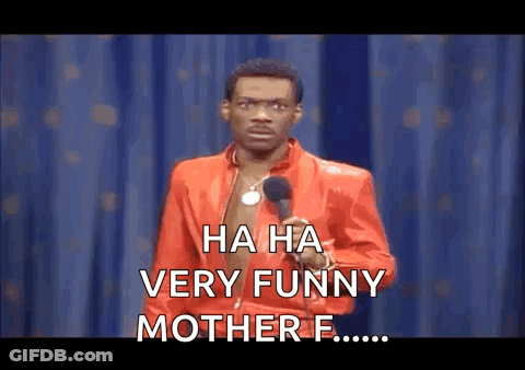 Man In Red Suit Saying Ha Ha GIF