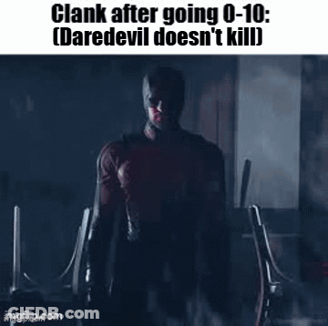 Man In Red Suit With Sword GIF