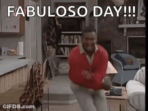 Man In Red Sweater Dancing Fabuloso Day GIF