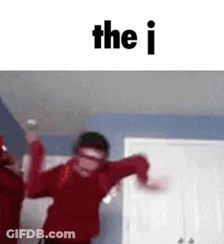 Man In Red Sweater Dancing The I GIF