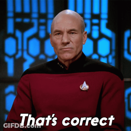 Man In Red Sweater Says That's Correct GIF