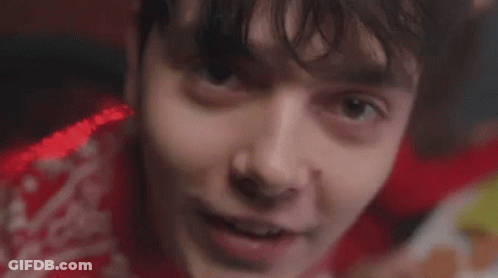 Man In Red Sweater Thumbs Up Toothbrush GIF