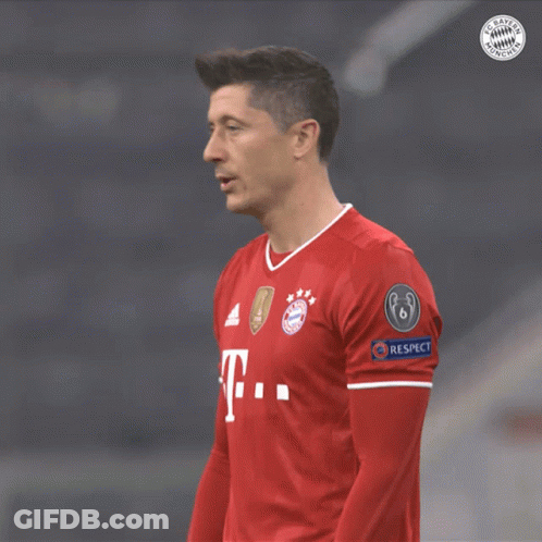 Man In Red T-Mobile Jersey With Respect On Arm GIF