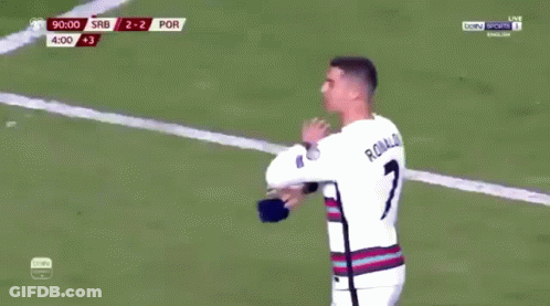 Man In Red Teamviewe Jersey On Field GIF