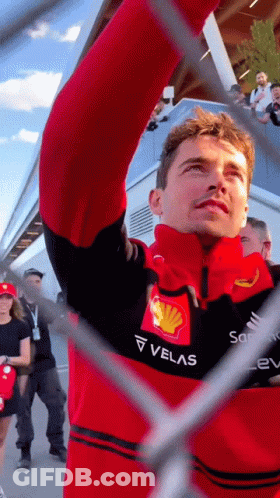 Man In Red Velas Jacket GIF