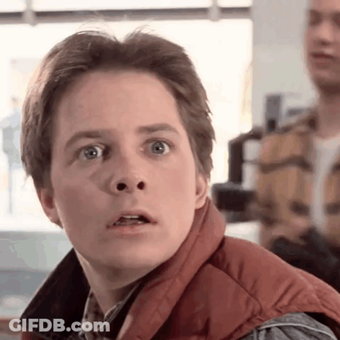 Man In Red Vest Making Funny Face GIF