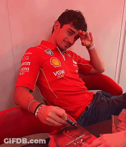Man In Red VGW Play Shirt GIF