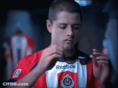 Man In Red White And Blue Reebok Jersey GIF