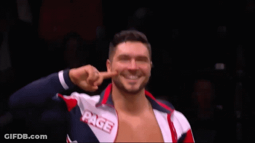 Man In Red White Blue Jacket Saying Page GIF