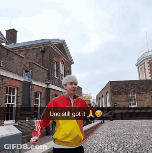Man In Red-Yellow Jacket UNC Still Got It GIF