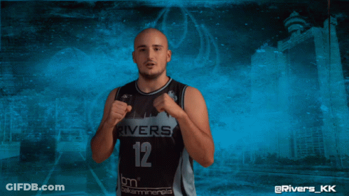 Man In Rivers Jersey Number 12 GIF