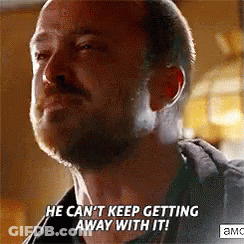 Man In Robe Crying They Can't Keep Getting Away With This GIF
