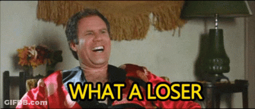 Man In Robe Laughing Saying What A Loser GIF