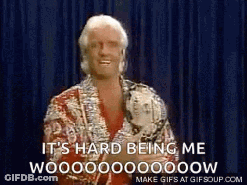 Man In Robe Saying Its Hard Being Me GIF